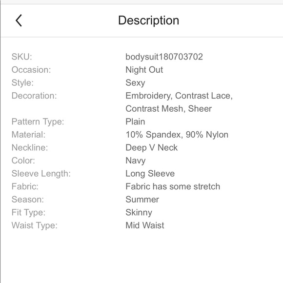 🔥 PLUNG NECK FLORAL SEXY BODYSUIT TOP SIZES M,L☄️ - Picture 5 of 8